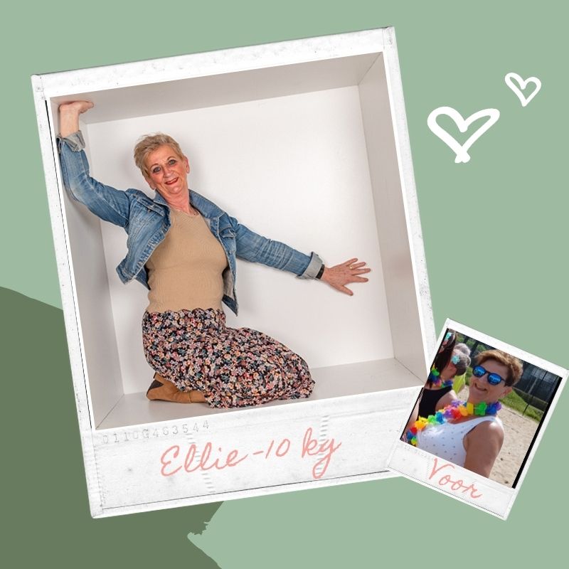 - 55 kilo Ervaring Ellie voor en na